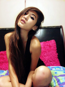 Petite chinese cowgirl show her amazing naked