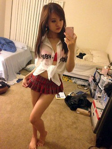 Chinese coeds posted their nice and erotic